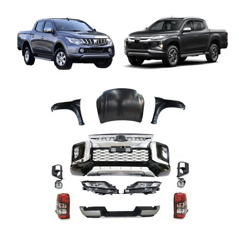 4x4 Truck  Accessories Car Bodykit For Triton L200 2015-2019 Change Upgrade To 2020 2021