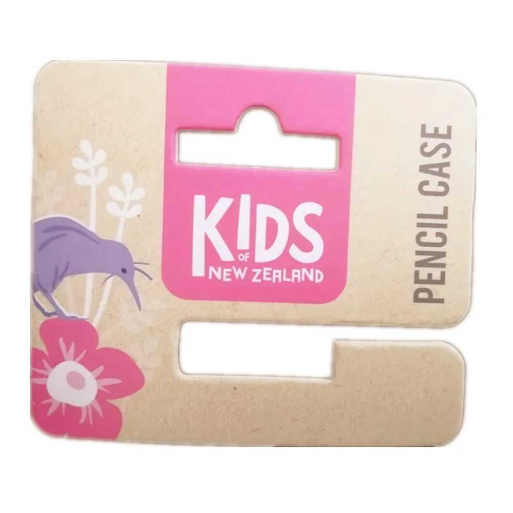 custom printing folding die cut paper packaging header card