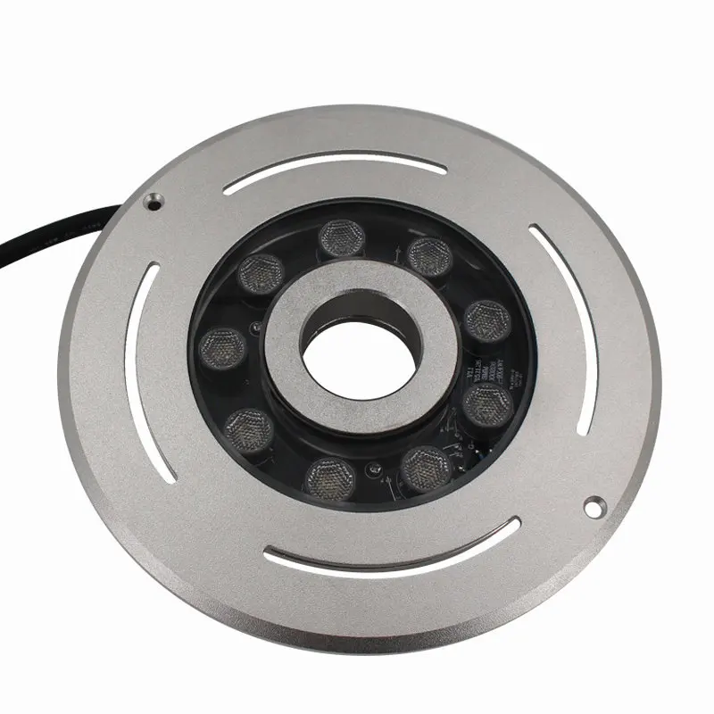ip68 waterproof316L Stainless steel dry  3500K warm white rgb Submersible Garden led Underwater Fountain Lights
