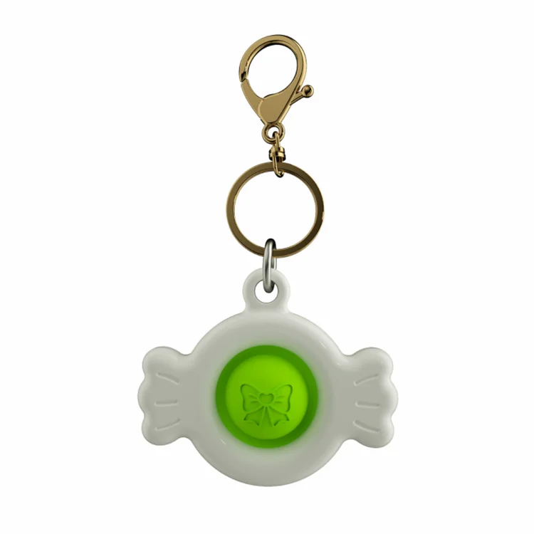 Fidget Toys Handheld Mini Fingers Hand Fidget Toys Pack Soft Silicone Eronomic Fidget Toys Key Chain