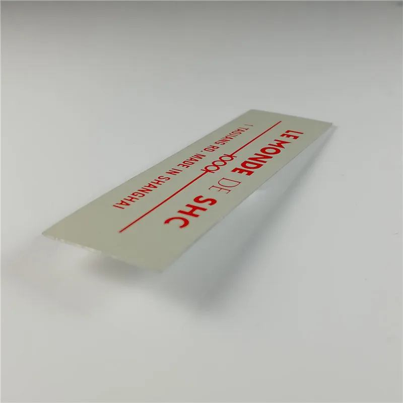
Discount brushed aluminum faceplate brand nameplates silk screen printing aluminum plate metal nameplate 