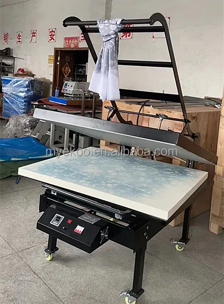 Manual Multifunctional Multi function 100x120cm 100x80cm 80*100 80x100 large format heat press machine drawer type