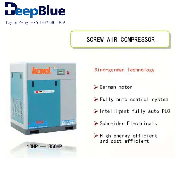 High Pressure 20 Bar 100 Liter China Cheap Air Compressor