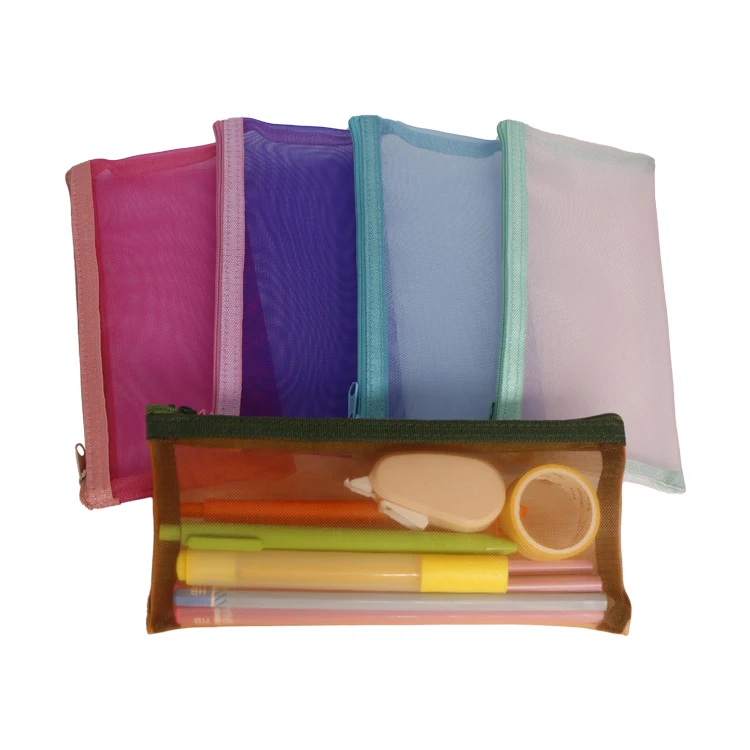 Custom Pencil Case transparent School Supplies Kawaii Stationery Cute multifunctional Pencil case