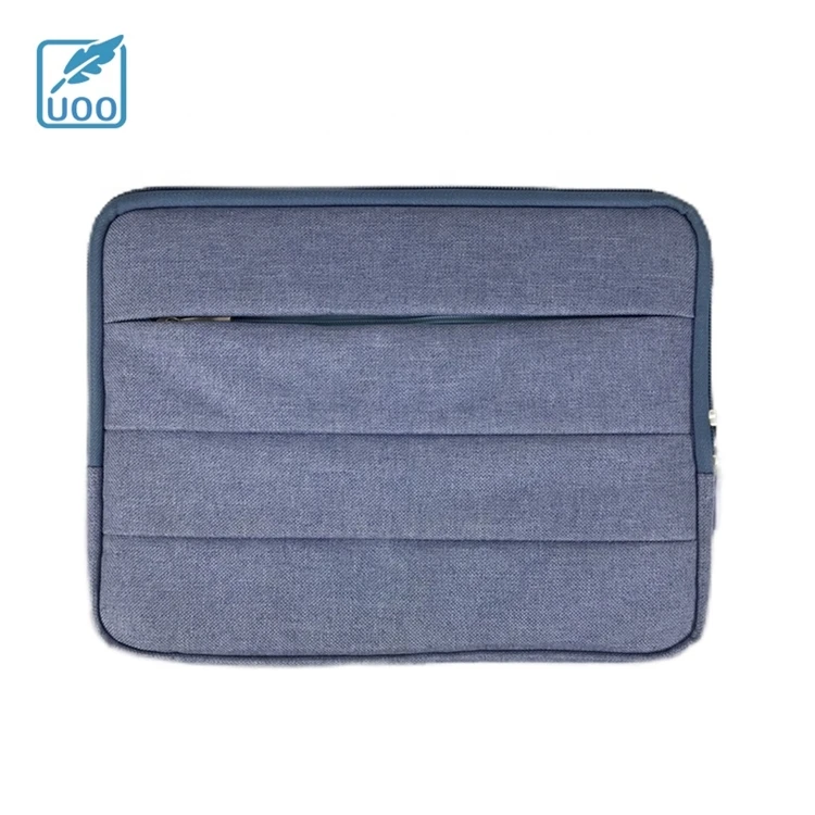 UOO OEM Customized Jeans Fabric Surface Neoprene Laptop Sleeve Pouch
