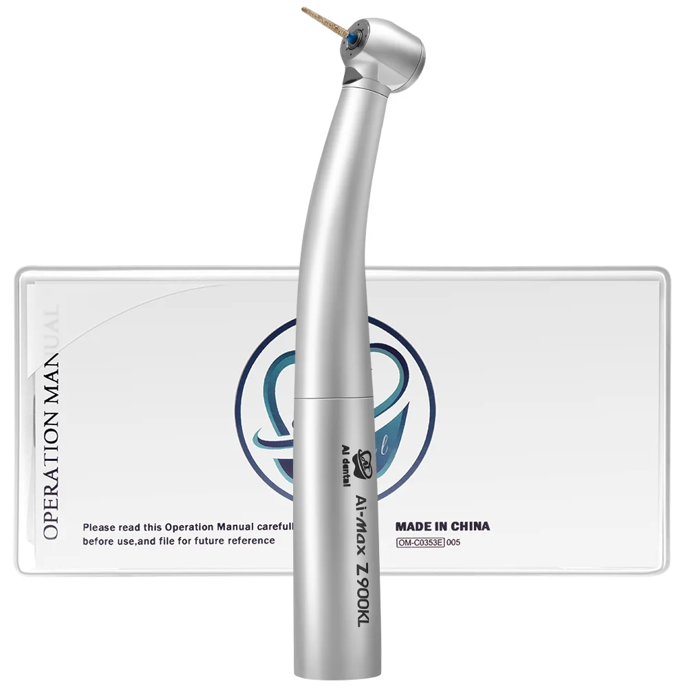 Dental high speed handpiece Z900KL Air Turbine optic LED connect 2 4 or 6 holes coupler with stainless steel body
