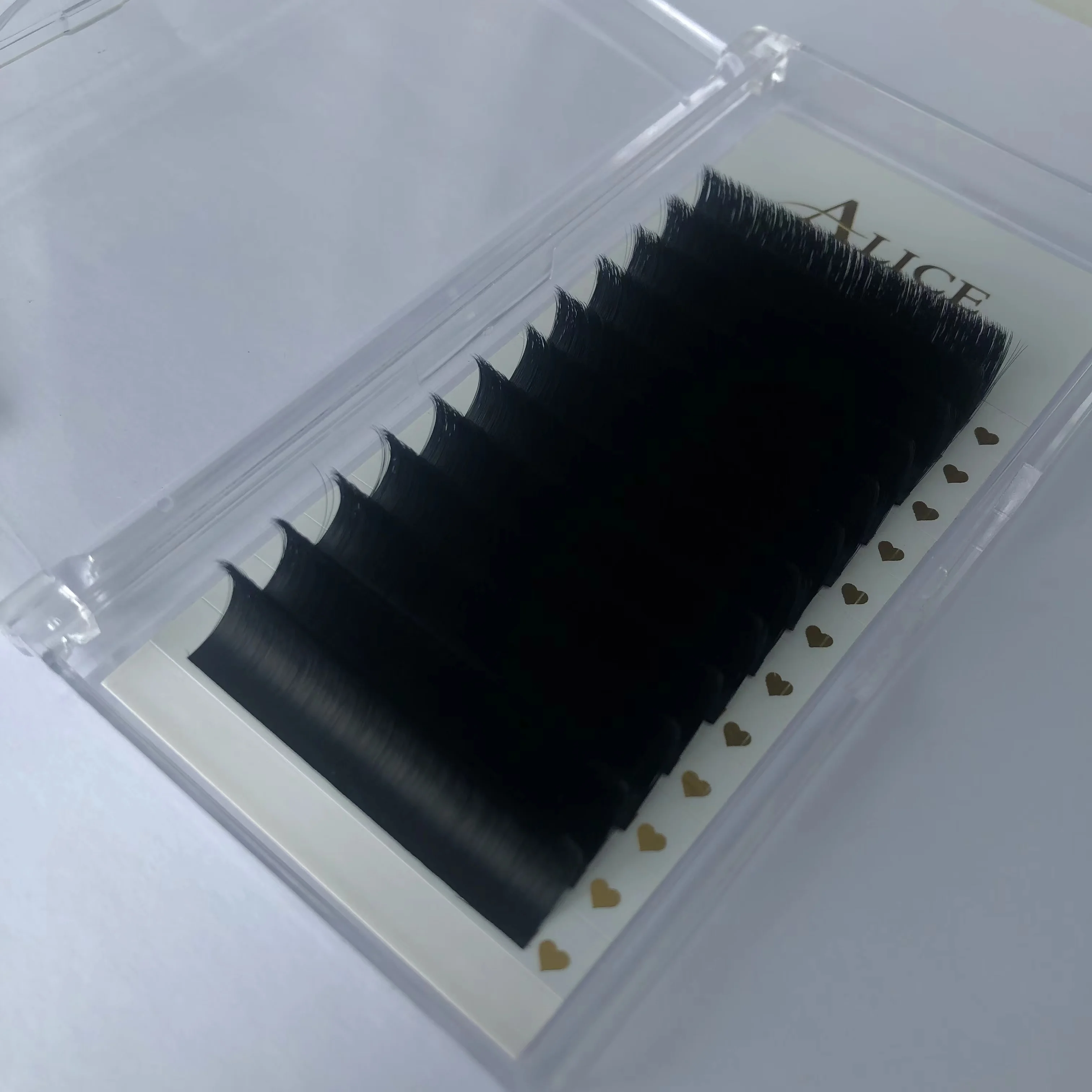 ALICEBEAUTY Camellia easy Fan Lashes Private Label  0.03/0.05/0.07 Mega Russian Volume  Blooming Easy Fanning Eyelash Extension