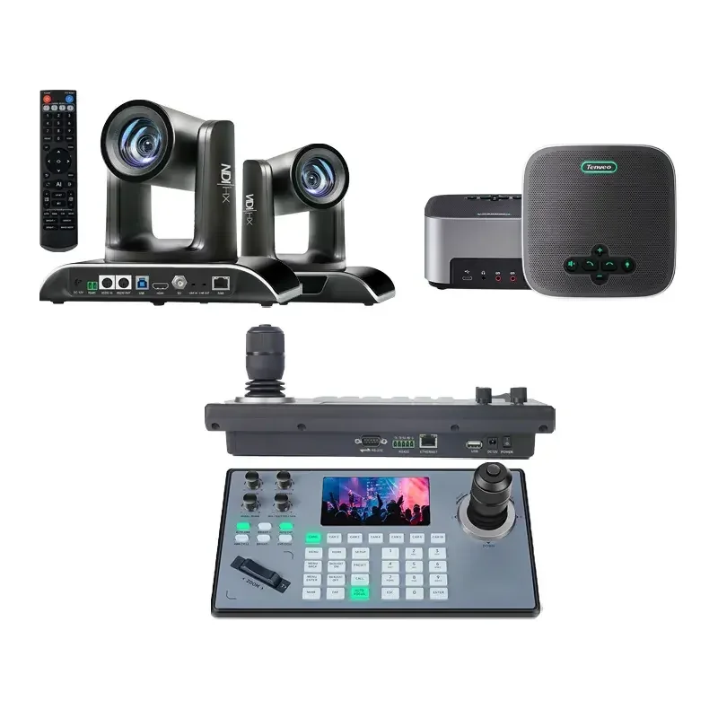 Система видеоконференций Tenveo VHD620A PTZ 20X zoom USB 3 0/HDMI/RJ45/SDI громкоговоритель и 4D контроллер
