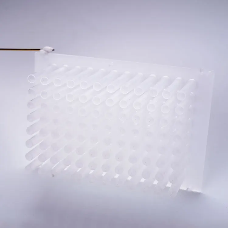 Лабораторные расходные материалы, 96 наконечников для пластин, гребни для магнитных материалов, полипропиленовая пластина для глубоких скважин