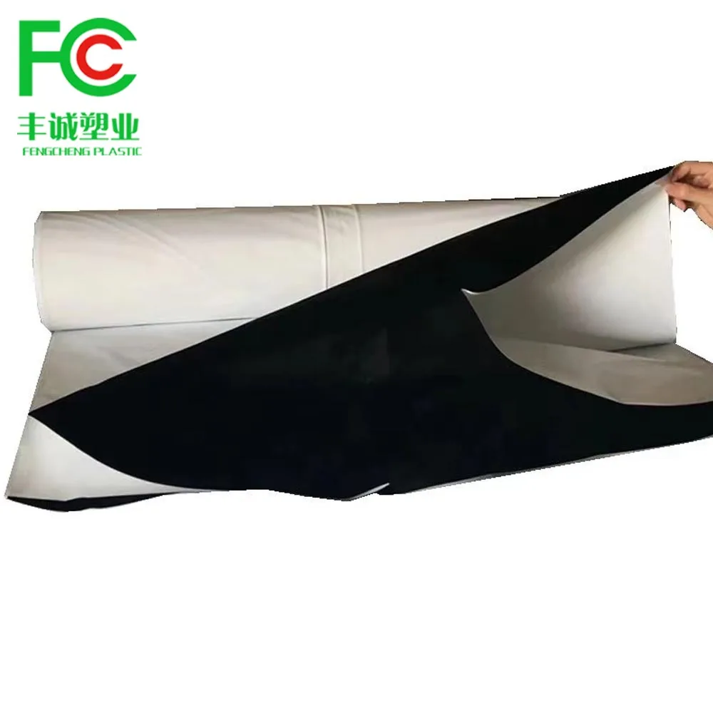 Factory Polythene Plastic Silage Silo Film bunker Silage Covers black And White Plastic Sheeting