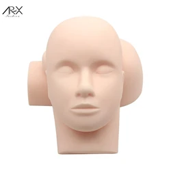 False Eyelashes Training Tool Practice Silicone Mannequin Model Head Beginner Set Practicing Head Mannequin