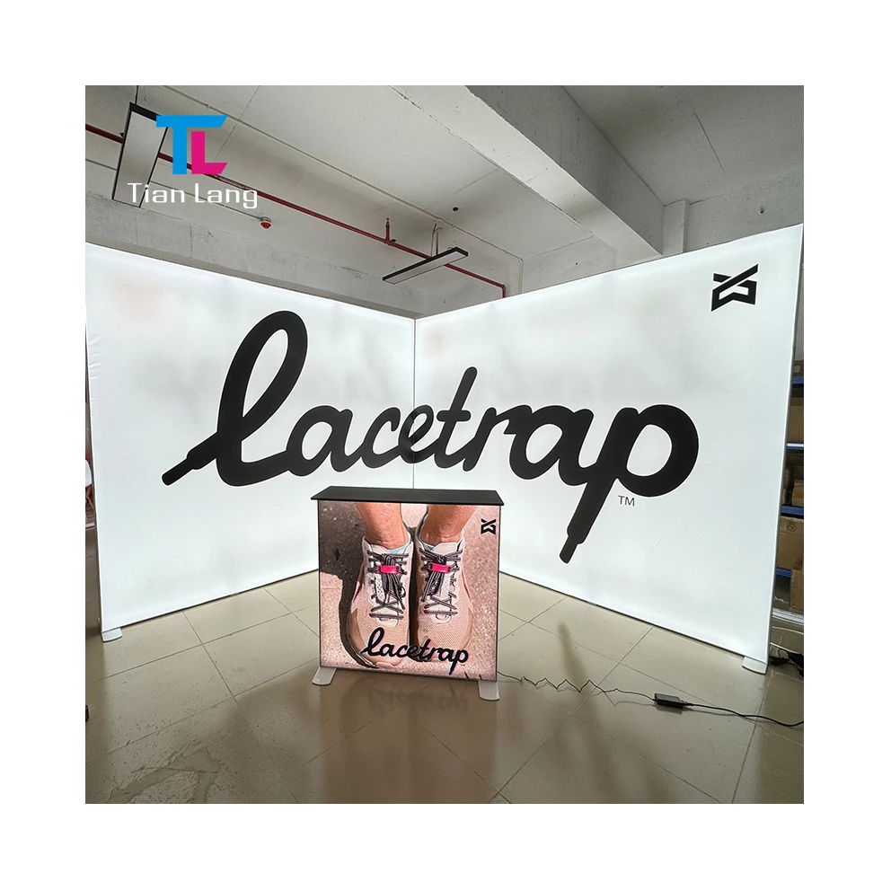 Customized Exhibition SEG Light Box LED Frameless Lightboxes for Backlit Fabric Graphic For Sales Promotions And Marketing