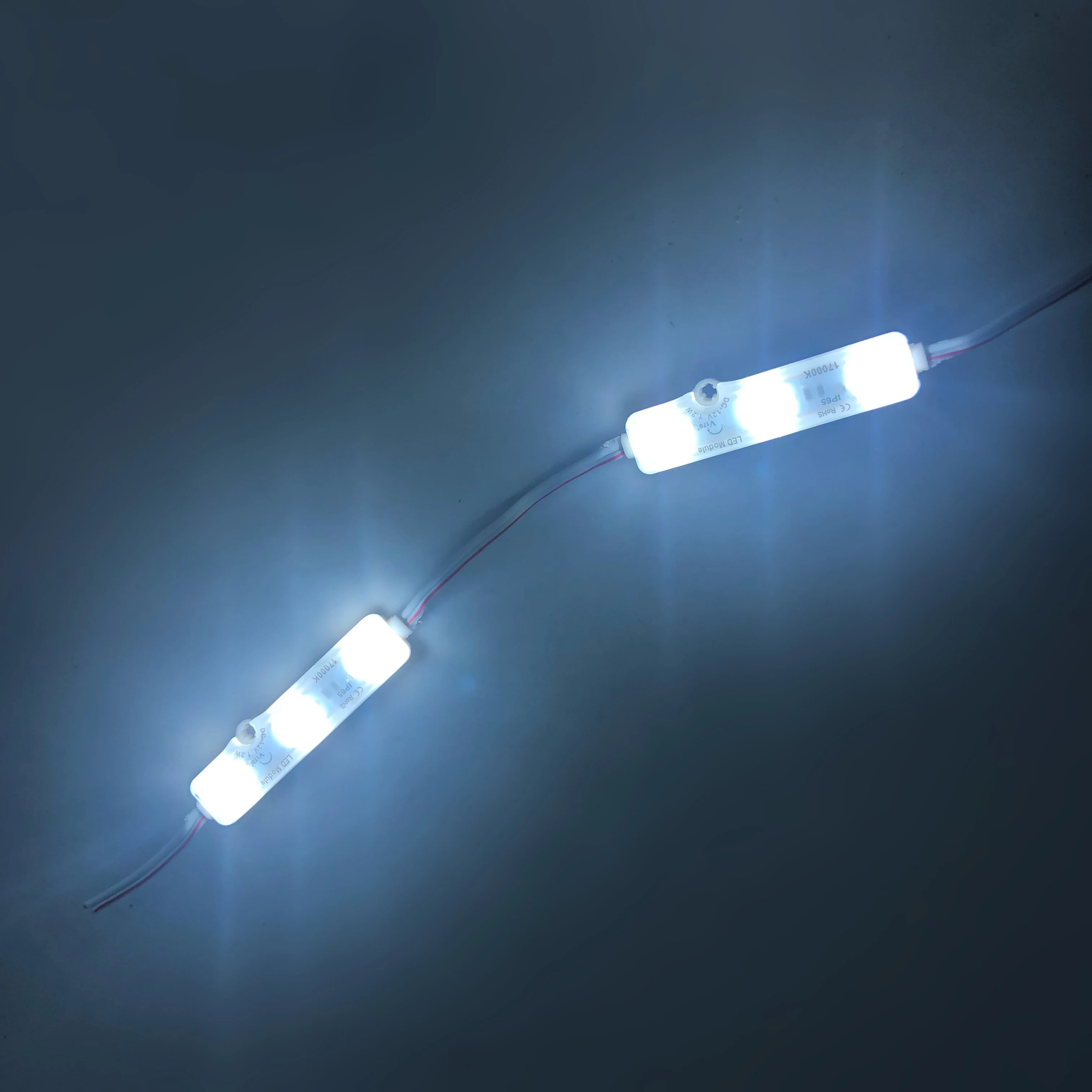 substitute factory 3 led module Epoxy 1.2W 12V DC CE RoHS Approval SMD Waterproof ultrasonic 5730 LED Module