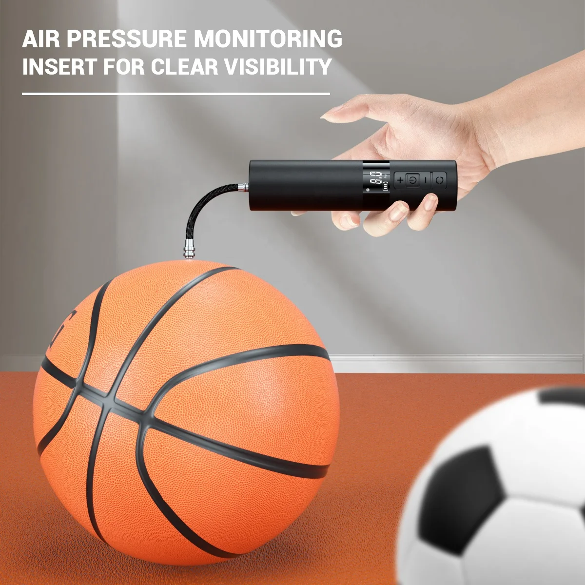 Portable mini 4,000mah digital air compressor high pressure air pumps for mountain bike bicycle