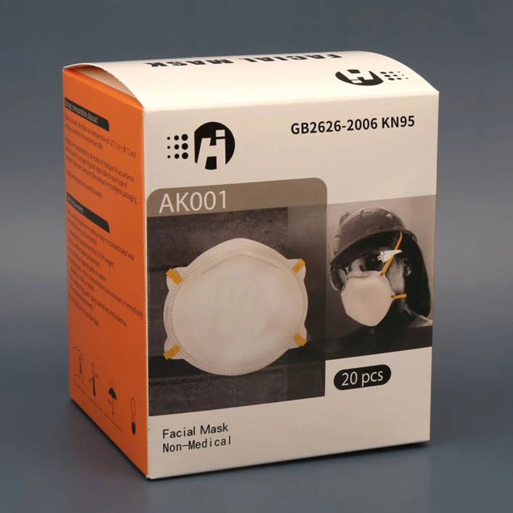 
FFP2 FFP3 Mascarillas Kn95 Wholesale Cup Shaped KN95 Disposable Mask Breathing Valve Face 