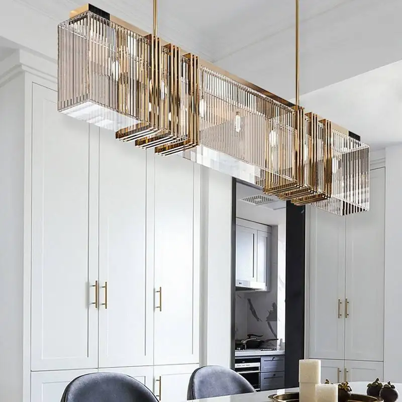 Rustic Bedroom Dining Room Chandeliers Fixtures Lighting Ceiling Gold Led K9 Crystal Luxury Modern Chandeliers Pendant Lights