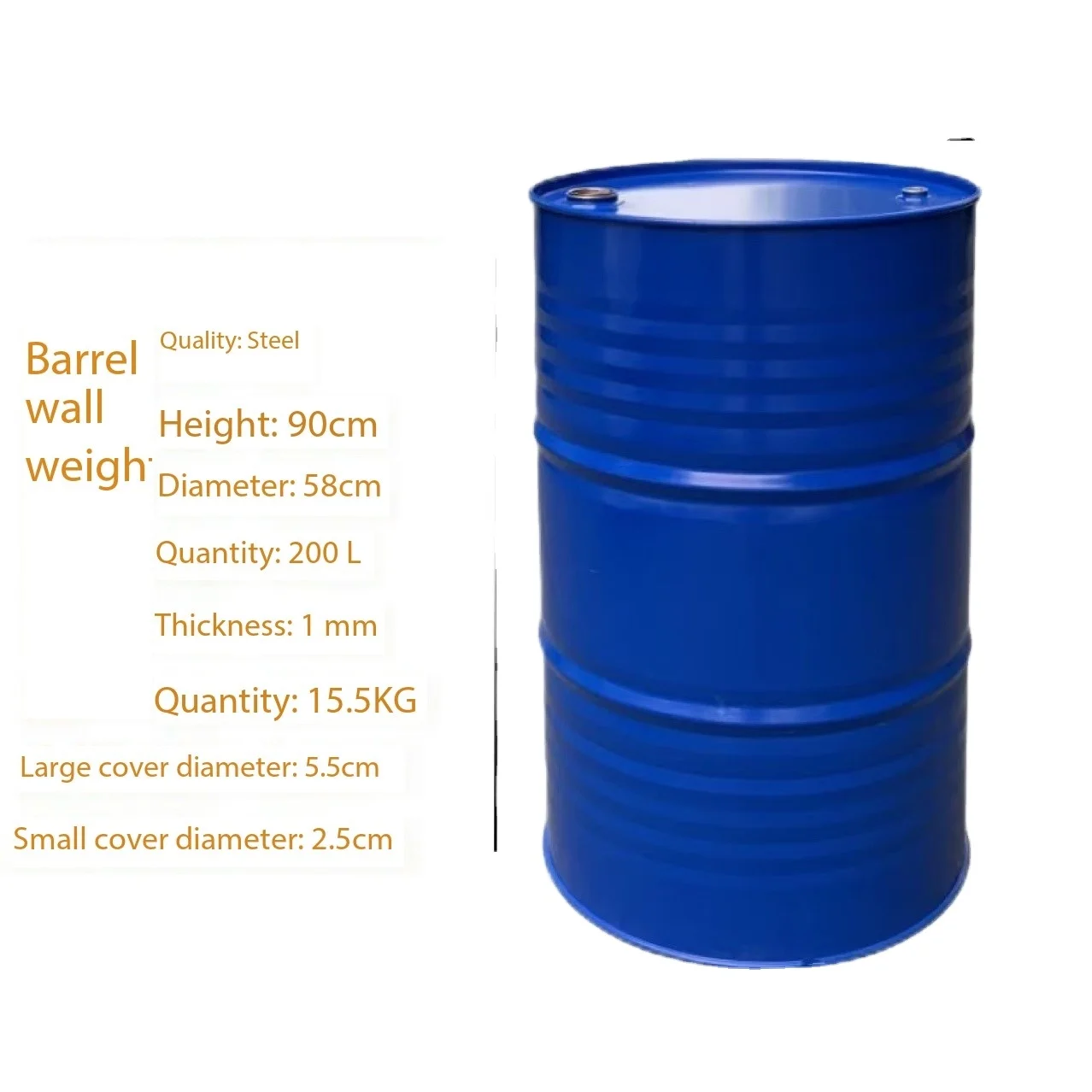 Лучшая цена высокое качество 200 л с открытой головкой железные барабанные бочки для продажи