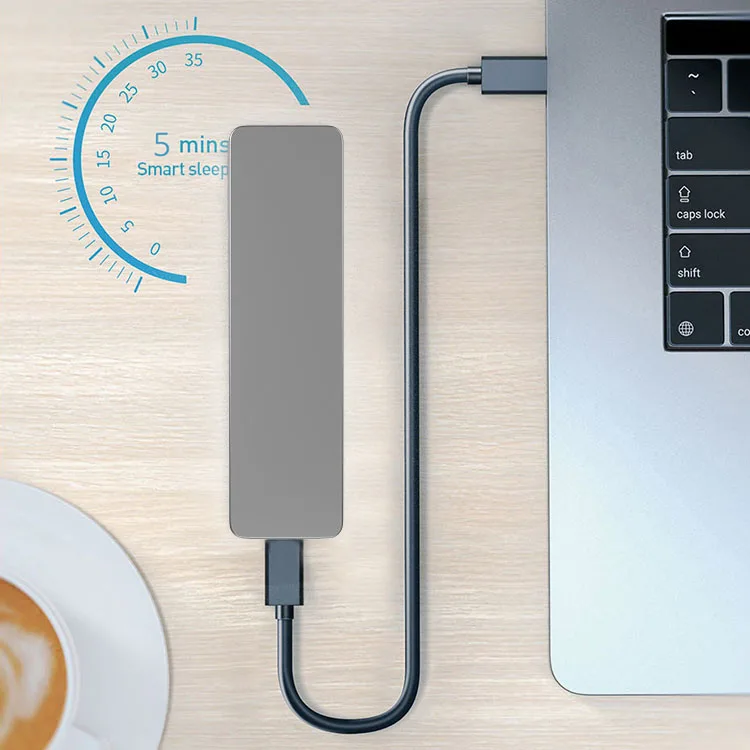 Aluminum M.2 to USB NVMe SSD Enclosure Reader,  USB 3.2 Gen 2 10Gbps NVMe PCI-E 10Gbps  M-Key Solid tate Drive  External Adapter