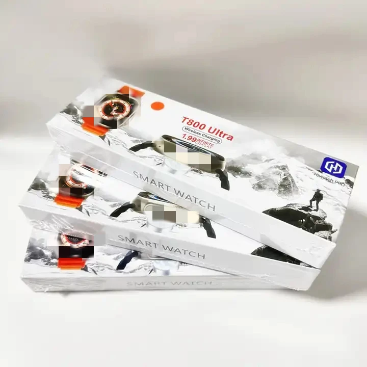 2023 New T800 Ultra Smart Watch 1.99 Inch Screen Rotating Dual Button Hiwatch Pro BT Call Heart Rate S8 IWO Smartwatch T800Ultra