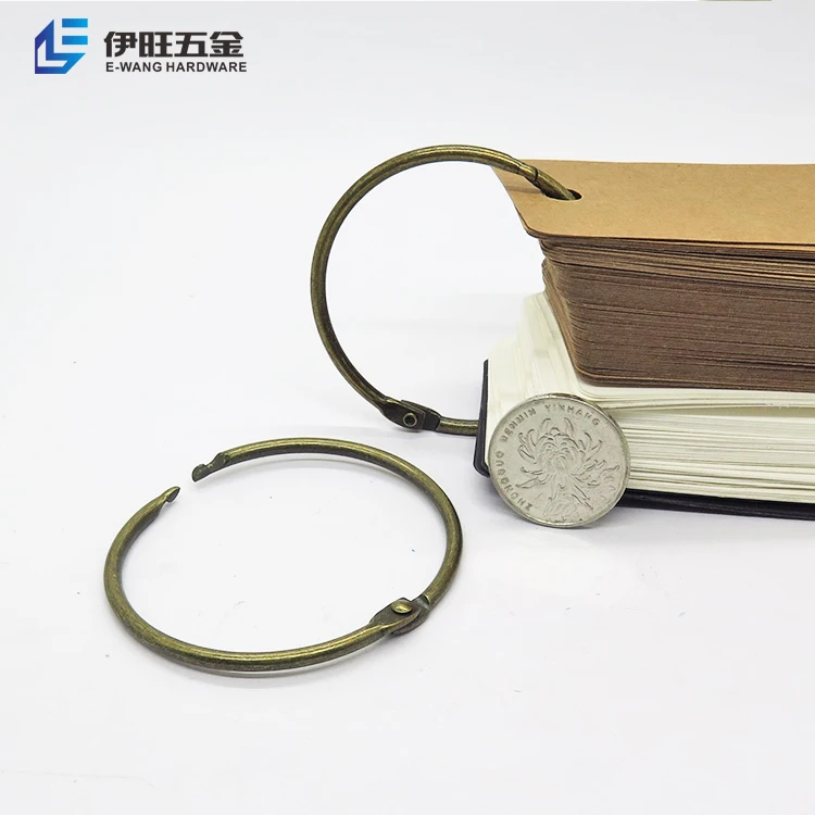 Wholesale 50mm Metal Loose Leaf Book Binder Rings