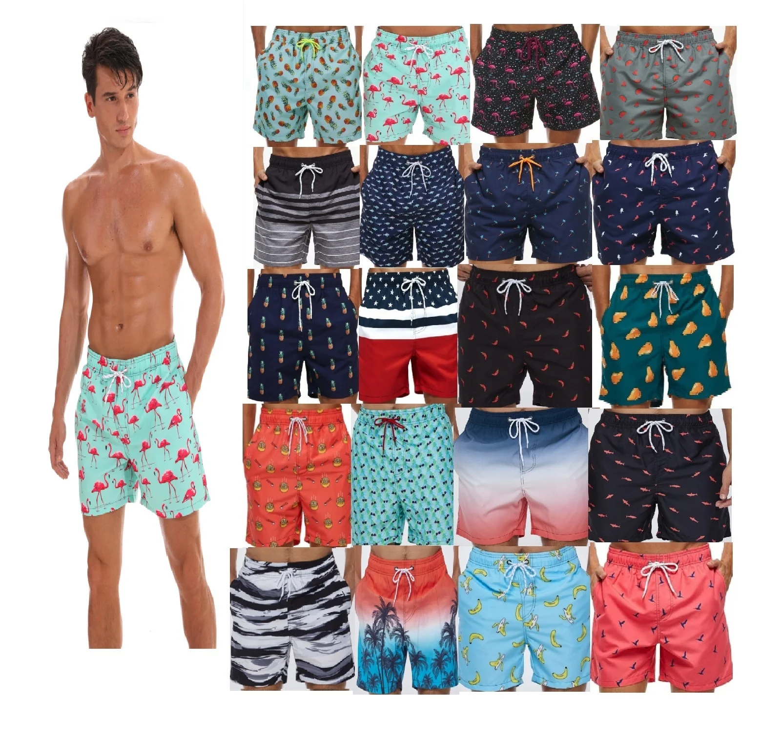 custom logo swim shorts men shorts beach shorts swim trunks men swimwear for summer beach quick dry sublimation