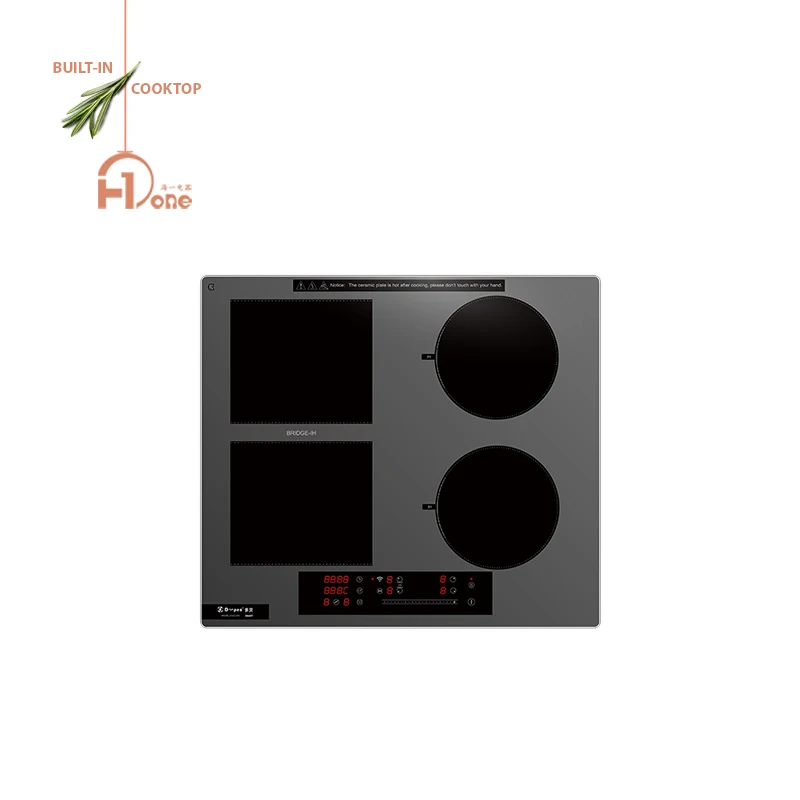 208V-240V умная плита в 4 зонах индукционной плиты