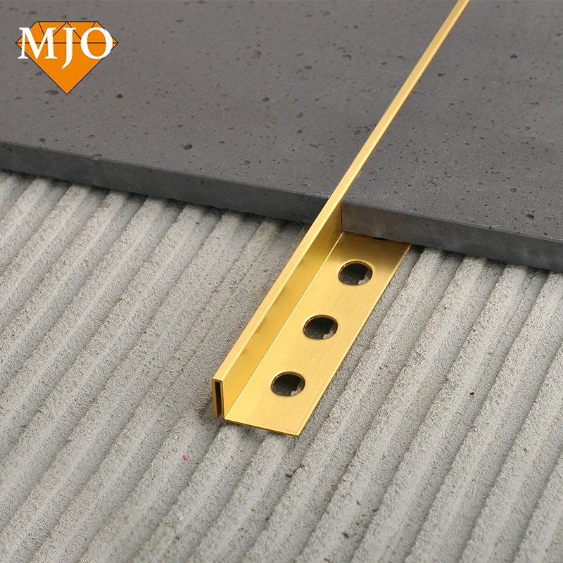 Foshan Supplier Bronze Tile Trim Brass Tile Edging Strip For Wall Edges Decoration OEM Logo Copper Tile Trim Free Sample