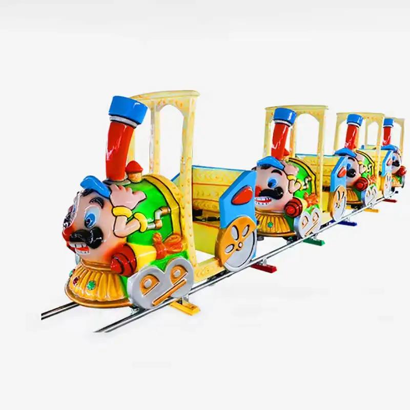 Factory production amusement park monorail attracts children Mini Pirate electric rail train sales