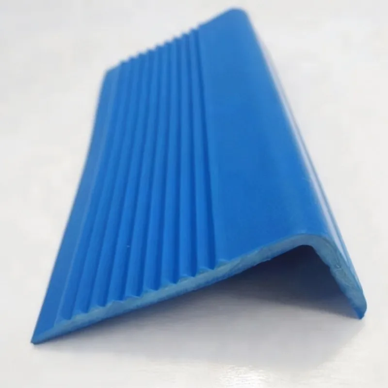 PVC Vinyl Stair Treads Step Steal Stair Tread Covers Rubber Anti Slip Stair Nosing