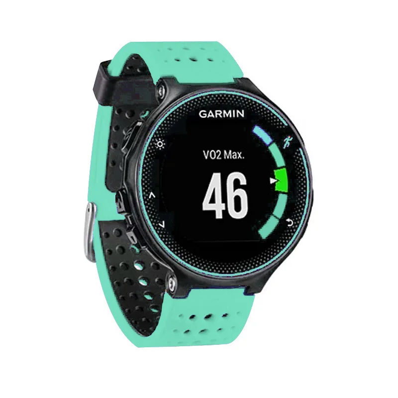2023 Dual colors  Quick Release Silicone watch Strap for Garmin Forerunner 235 Wrist band for Garmin watch 22mm