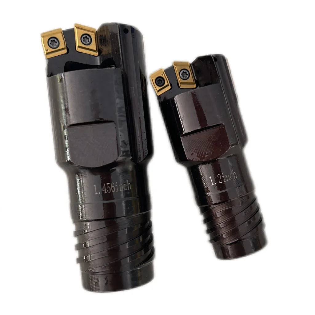 BTA Solid drill head with indexable inserts and guide pads dia25-150mm deep hole drilling tool