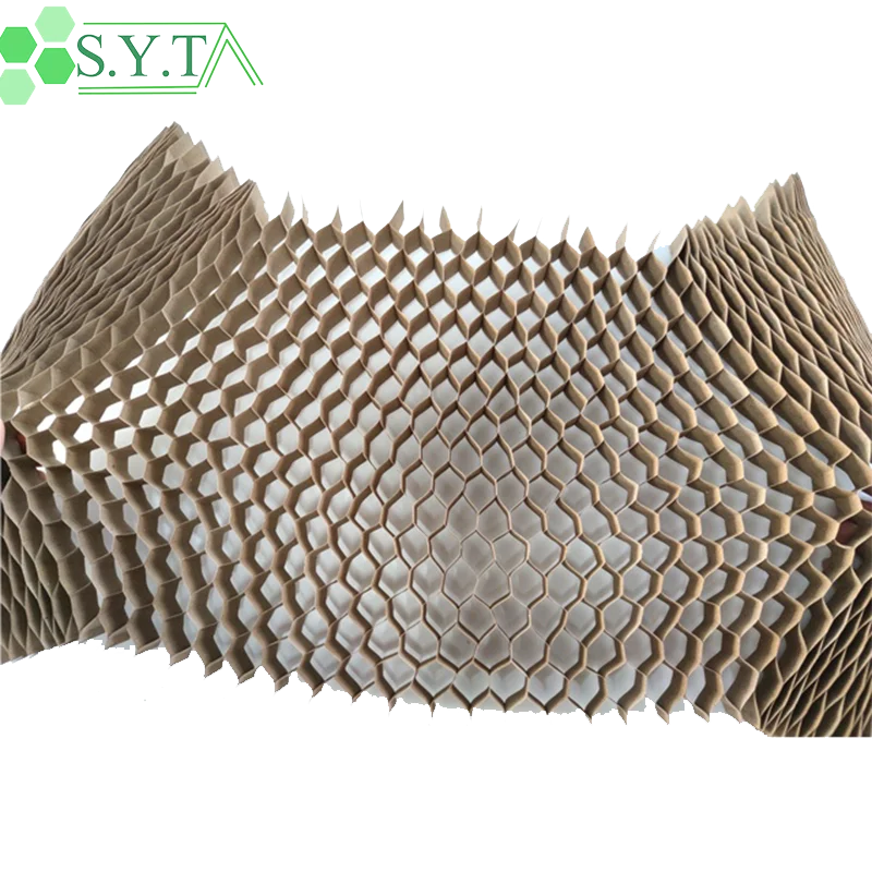 High Strength 25-60mm Thickness Wood Dining Table Filling Honeycomb Paper Core