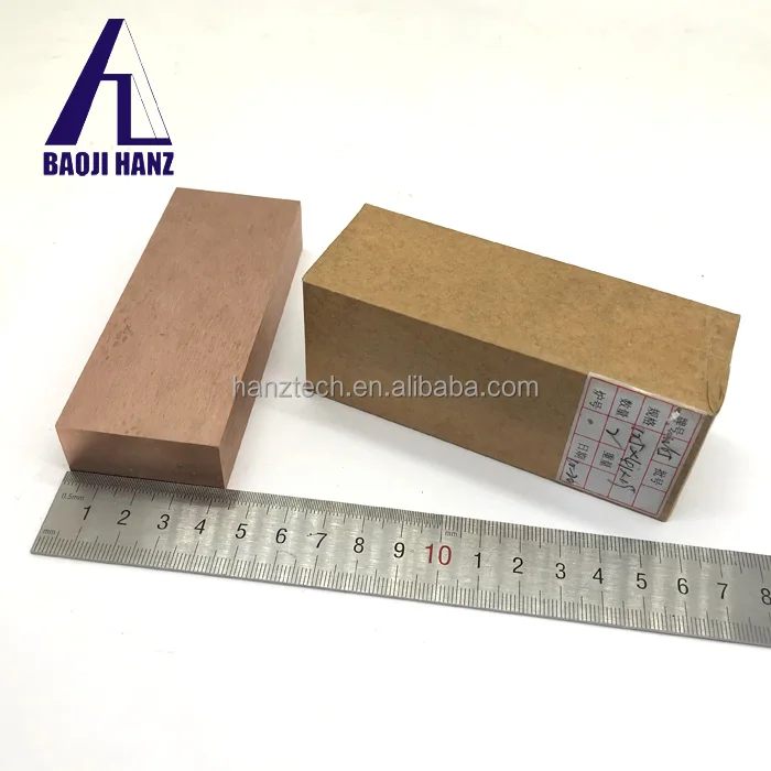 Professional Manufacturer Cuw plate W/cu sheet Tungsten Copper Alloy Sheet