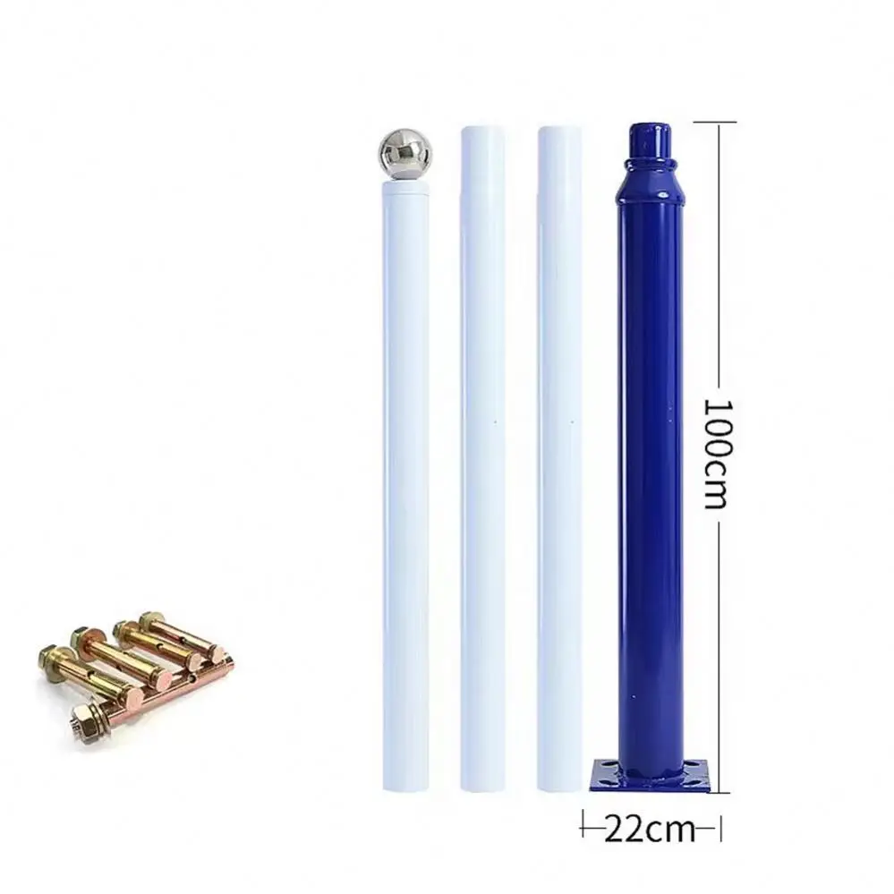 SUNWE Split Type Solar Garden Lighting Street lamp pole 3m 4m 5m 6m 6 meter light pole