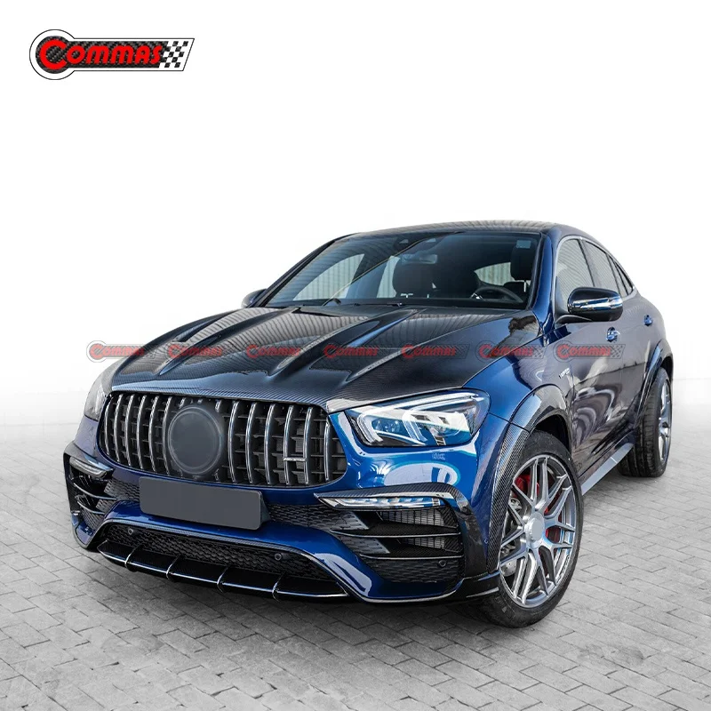 Обновление до TC Стиль углеродного волокна тюнинг-пакет для Mercedes Bens GLE купе C167 GLE350 GLE450 GLE63AMG 2021-2122 тюнинг-пакет