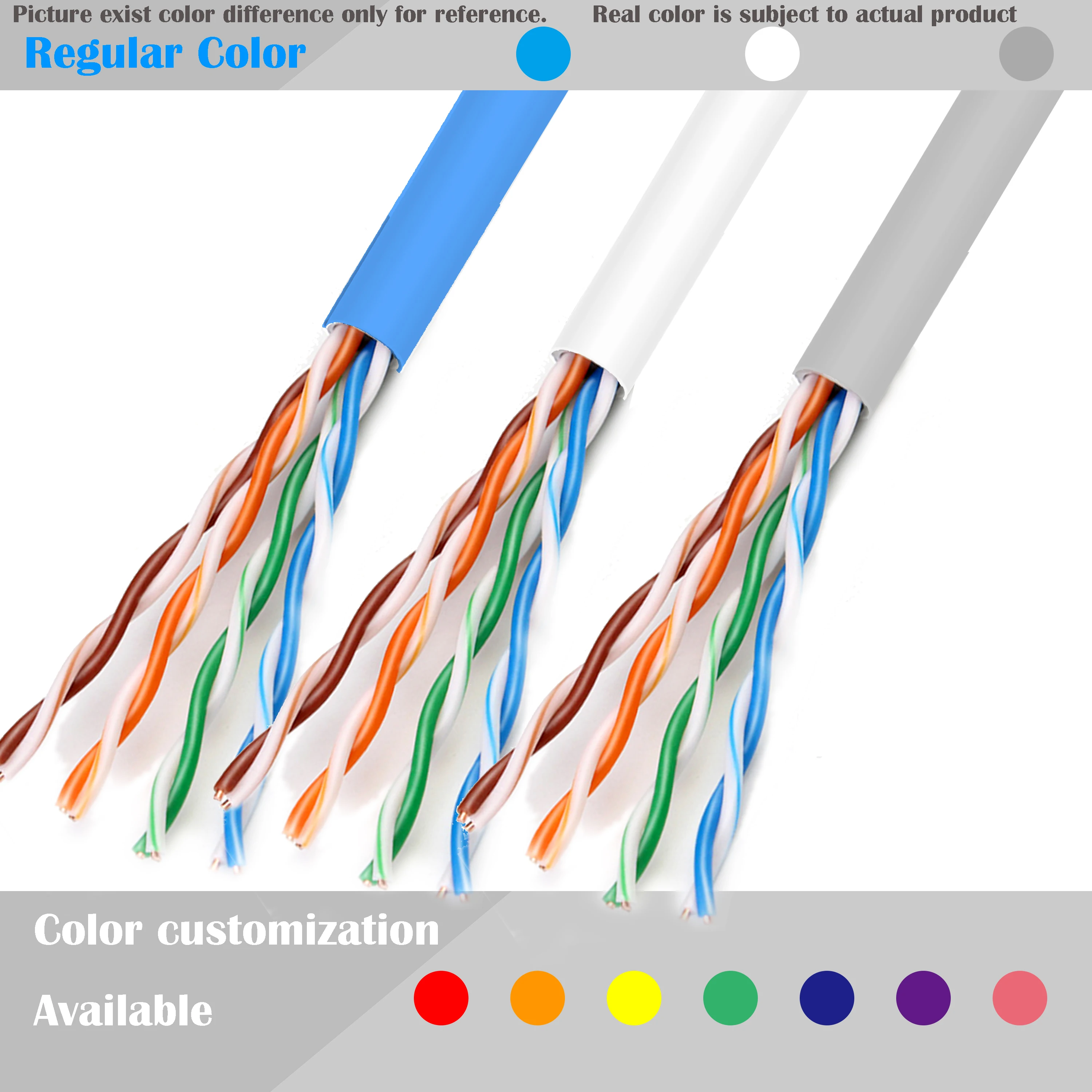  Fsatech Cat5E Hd удлинитель 24Awg интернет-сеть Rj45 Cat 5E 4Pr Lan Utp патч-кабель для внутренней