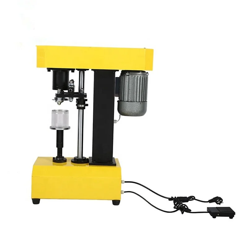 
Fit different sizes tuna tin can or plastic jar sealing machine semi automatic tin can sealer 