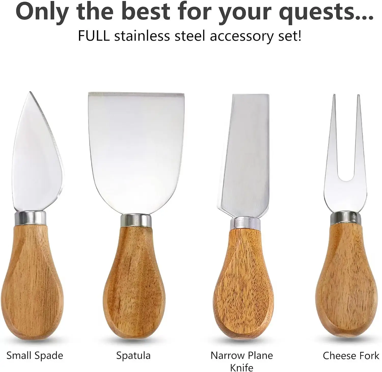 Wholesale high quality Acacia cheese cheese board vegetable bread service tray with cheese cutter