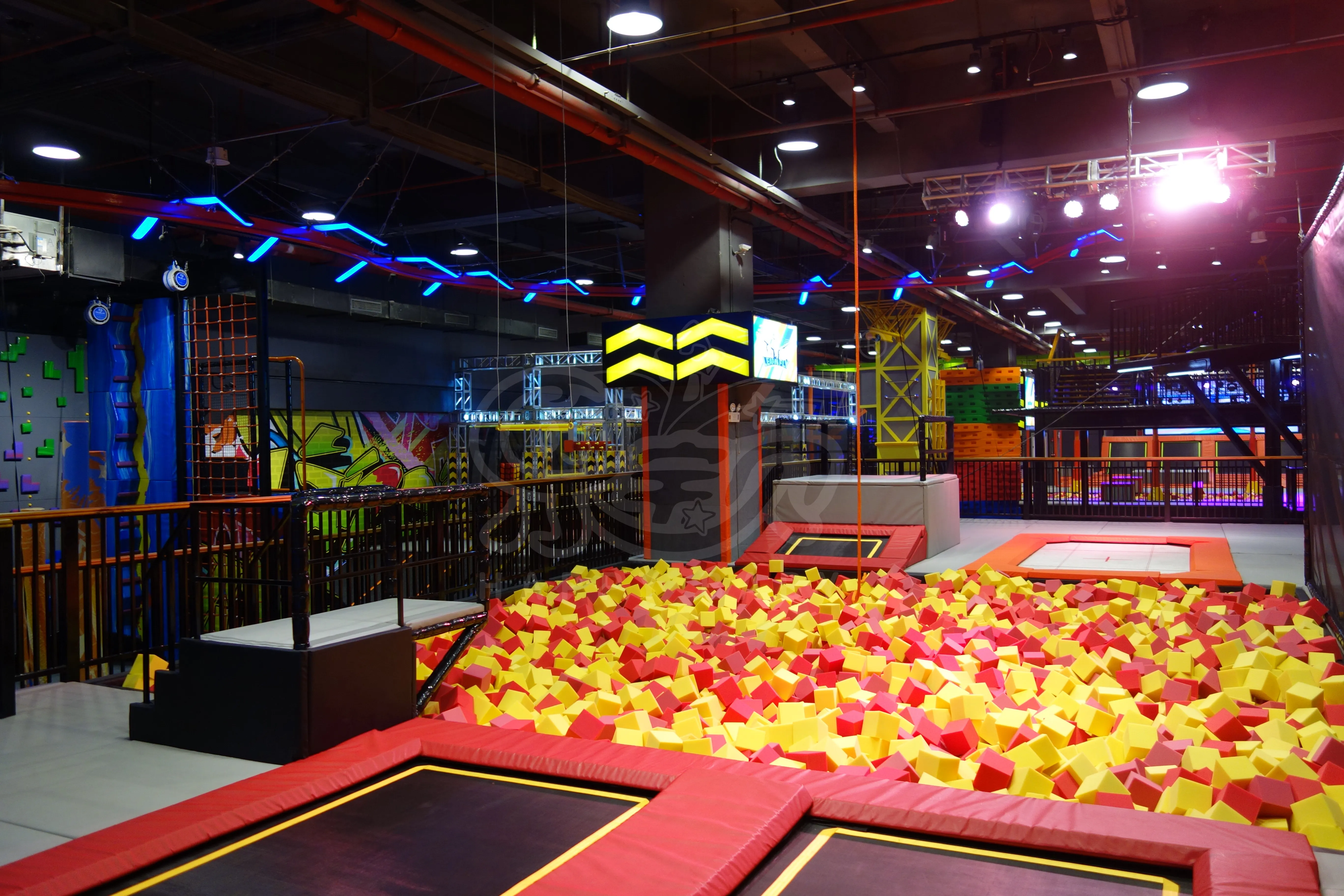 Good Quality Amusement Park Rides Trampoline Park And Trampoline Arena Long Lasting Trampoline Outdoor For Sports Center