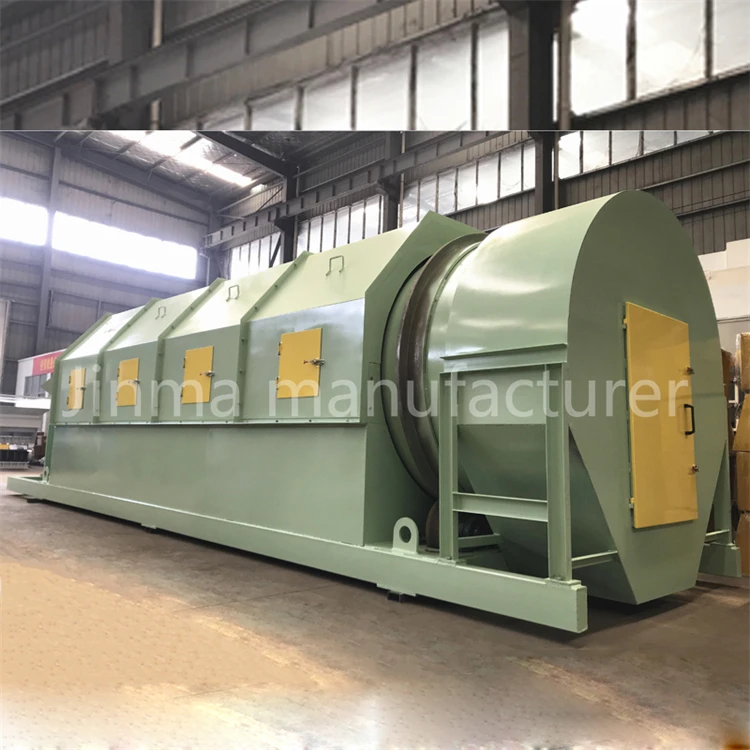 Муниципальное устройство для переработки твердых отходов, барабанный экран