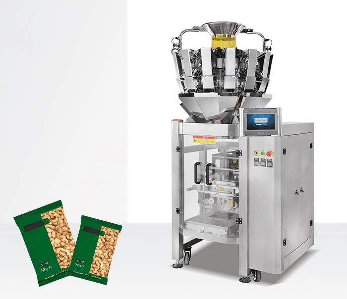 Automatic Snacks Food Weighing And Packing Machine Tablet Pill Packing Line