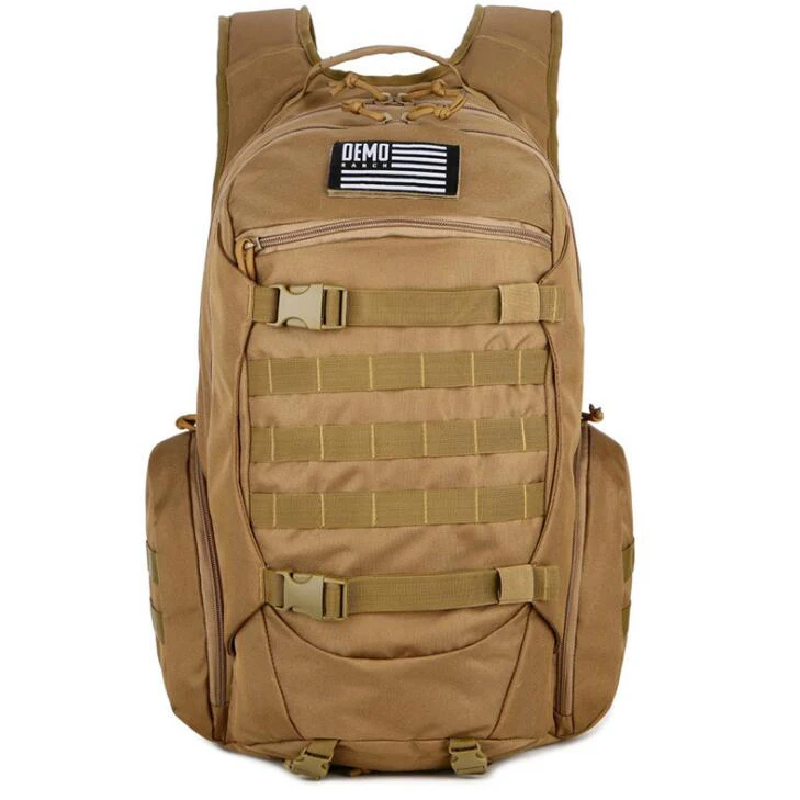 QXMOVING Waterproof Hiking Climbing Hunting Multifunctional Tactical Backpacks Travel Rucksack With Laptop Interlayer