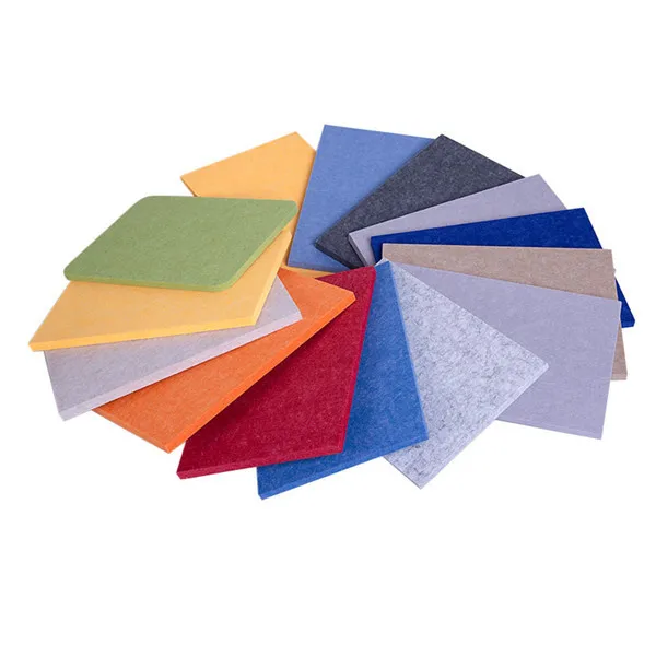 9mm 12mm Soundproof 100% Recycle PET Polyester Felt Acoustic Wall Panel for decoration