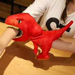 2022 Shanghai Popular plush dinosaur hand puppet for kids