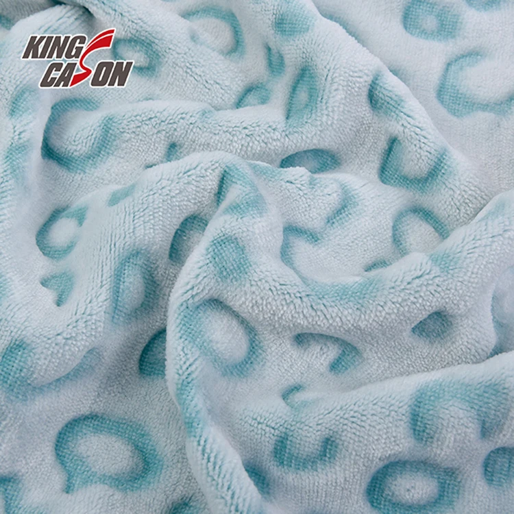 Kingcason China Factory Two Sides Glue Printed 100%Polyester Sherpa Coral Fleece Fabric Velvet For Pajamas Blanket Bedding Towel