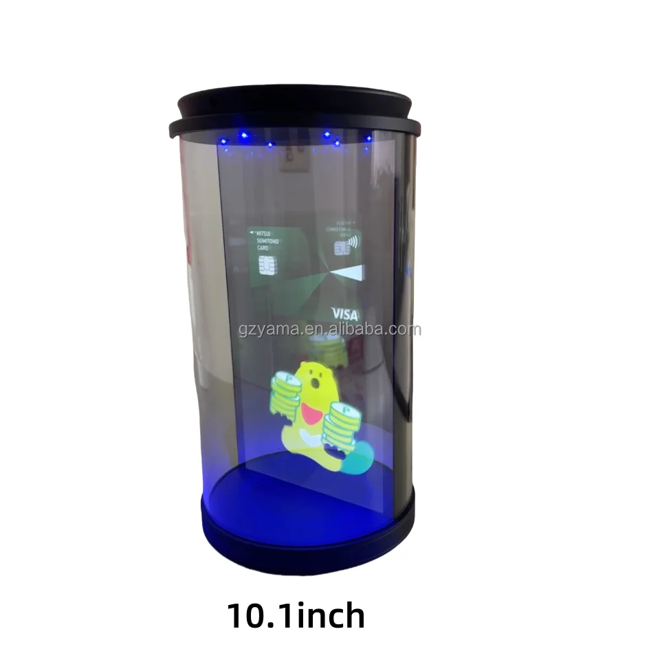 digital signage and displays 360 holographic display hologram cylinder hologram equipment