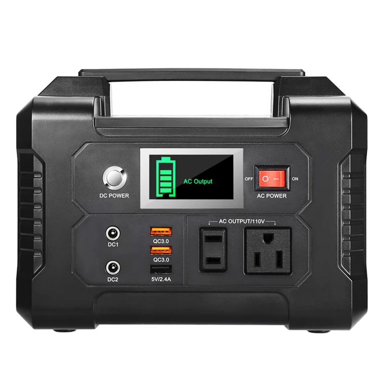 
Portable Power Station Explorer 200W Backup Lithium Battery 110 220V AC Outlet Solar Generator For Outdoor Camping Hunting Trip 
