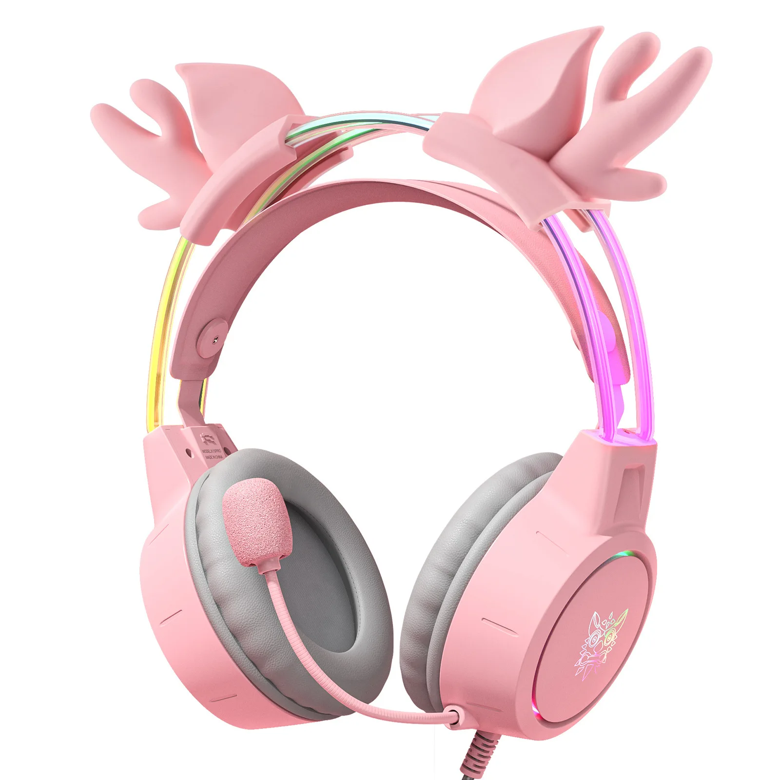 Hot Selling X15pro Headphones with Cute Animal Ears and Glowing Headband Ideal for Esports Gaming and Computer Use