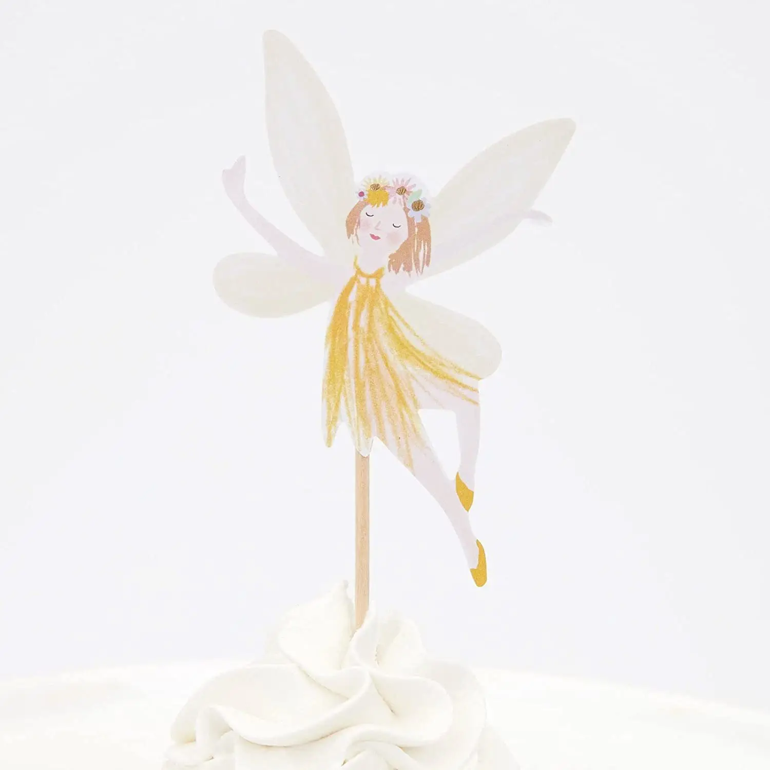 Набор из 12 со сказочным цветком праздничный торт ко дню рождения украшения хлебобулочных изделий флаг подставки