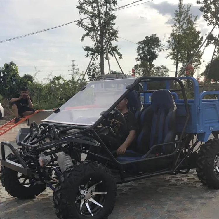 
2019 New Design Durable Off Road Farm 4x4 UTV With Rear Bucket 